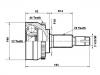 CV Joint Kit:39100-2Y076