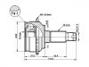 CV Joint Kit:GP20-25-60X